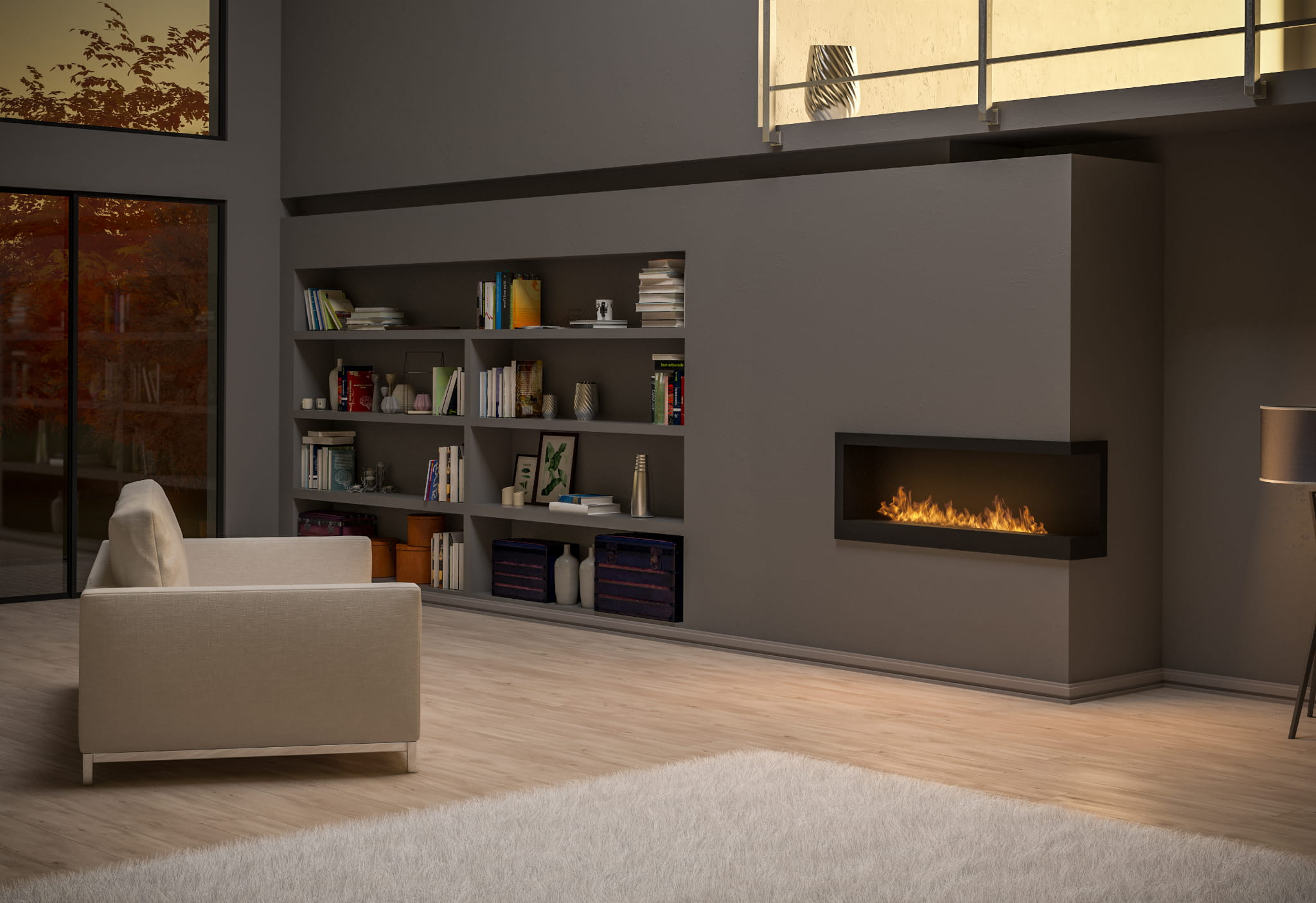 Biokominek SIMPLEFIRE CORNER 1200 R