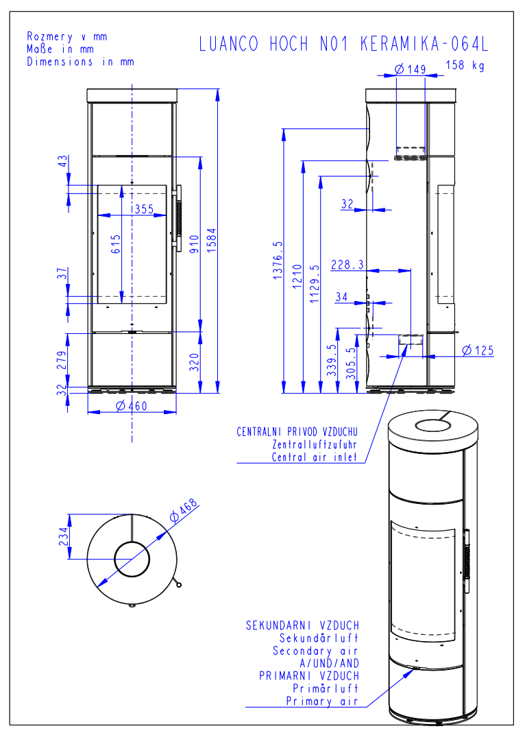 LUANCO N 01 AKUM METAL + CERAMIKA