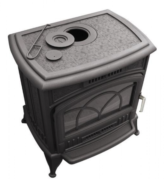 Piec żeliwny Koza K6 fi 130 mm 8 kW w wersji z fajerkami