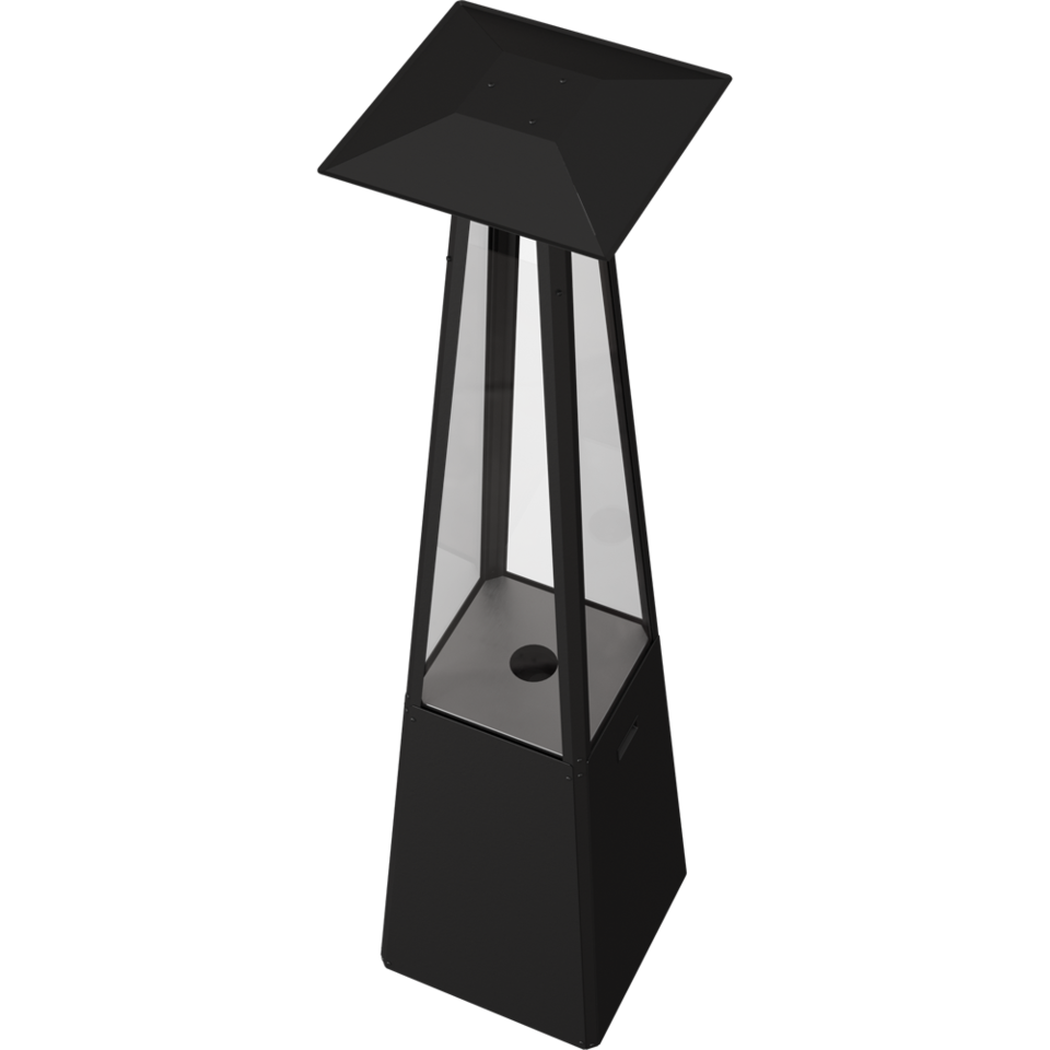 UMBRELLA stalowy kolor CZARNY