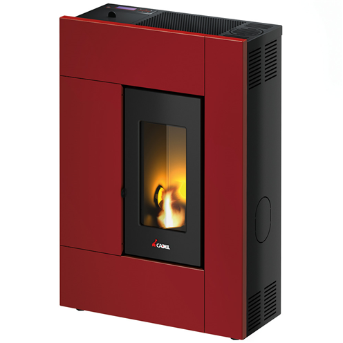 Spirit3 Air 4,9 kW pelet czerwono