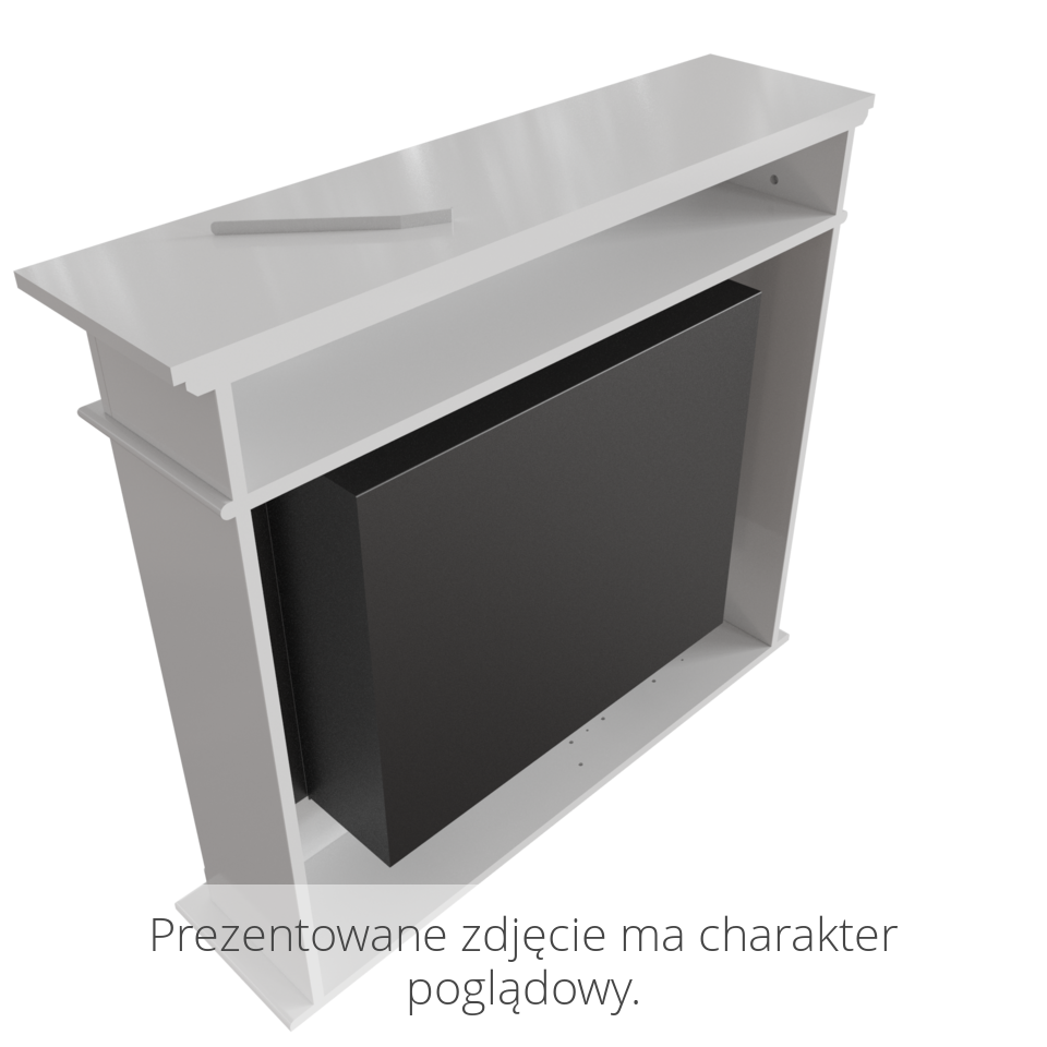 Biokominek October Biały z certyfikatem TUV