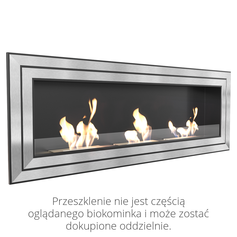Biokominek Juliet 1800x650 z certyfikatem TUV