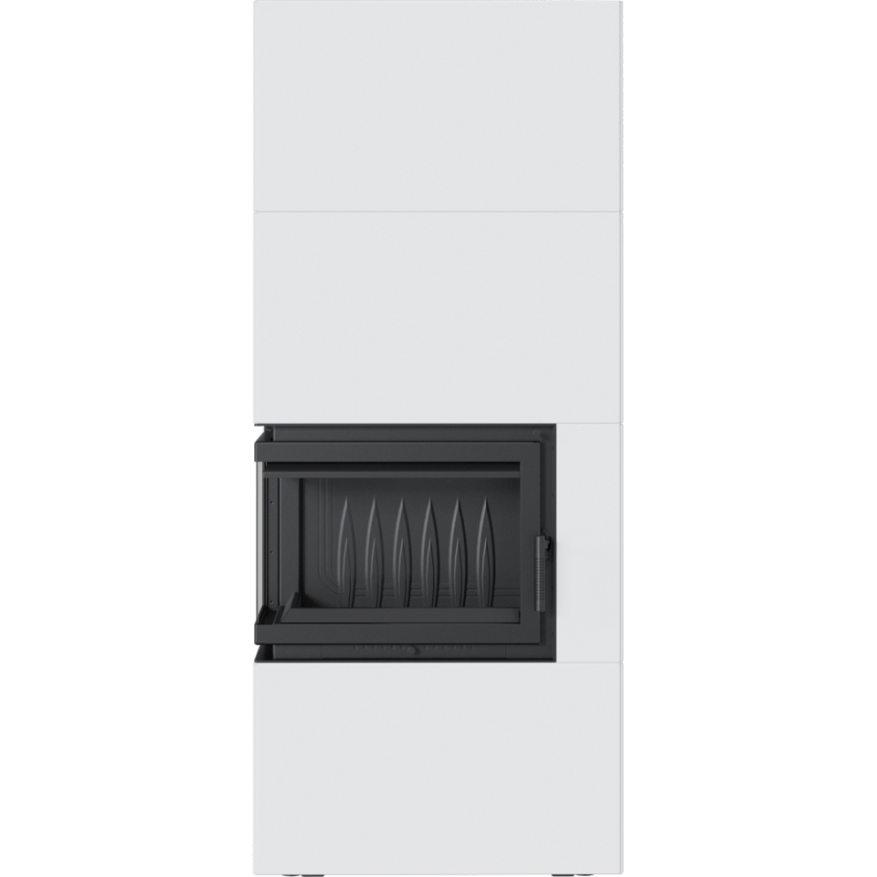 SIMPLE 8 BS lewy z zabudową BOX stalowy - biały