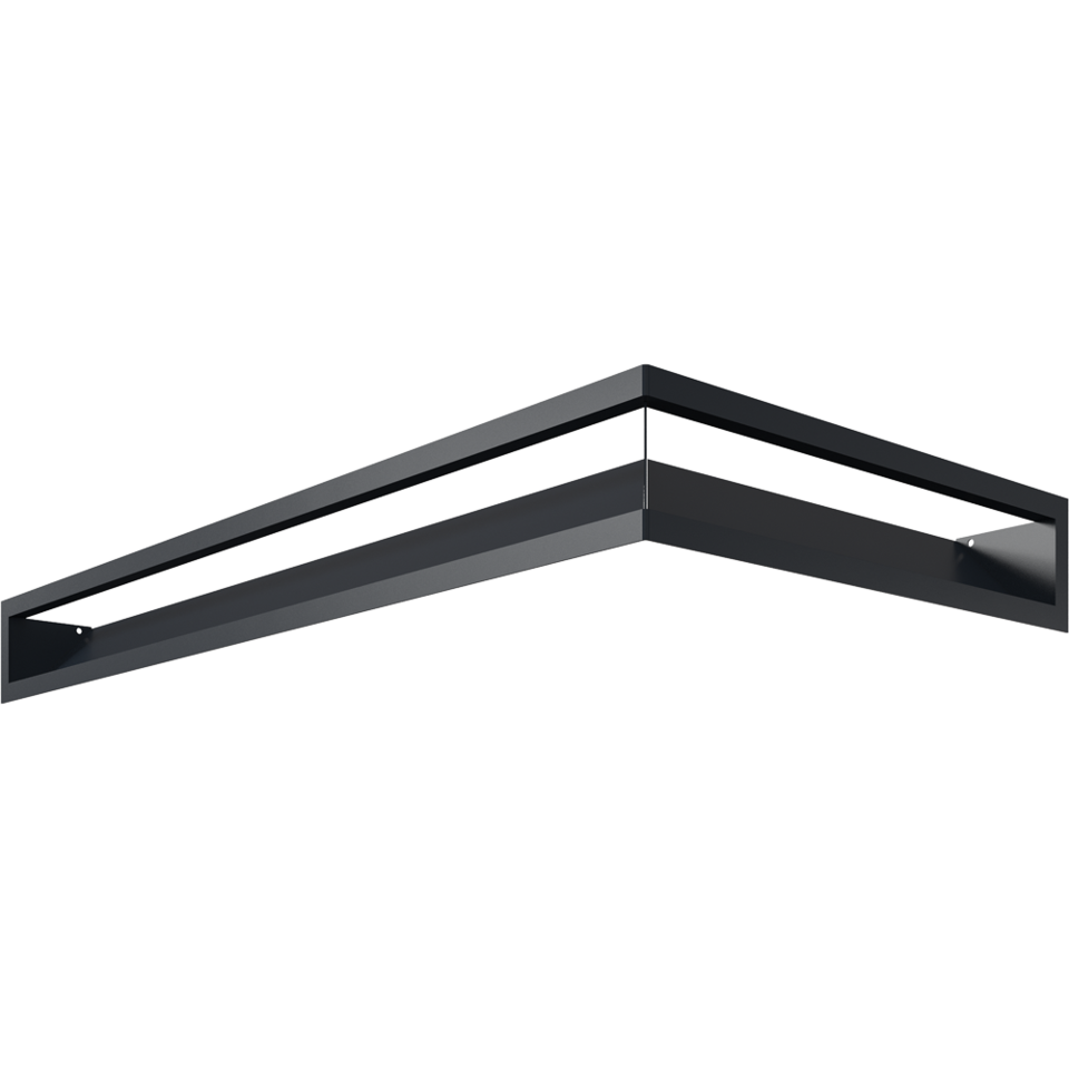 Luft sf narożny lewy grafitowy 80x40x9