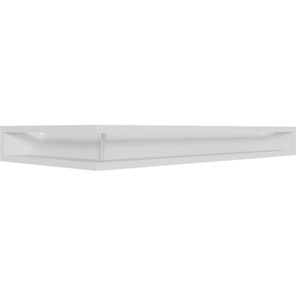 Luft narożny prawy biały 40x80x9