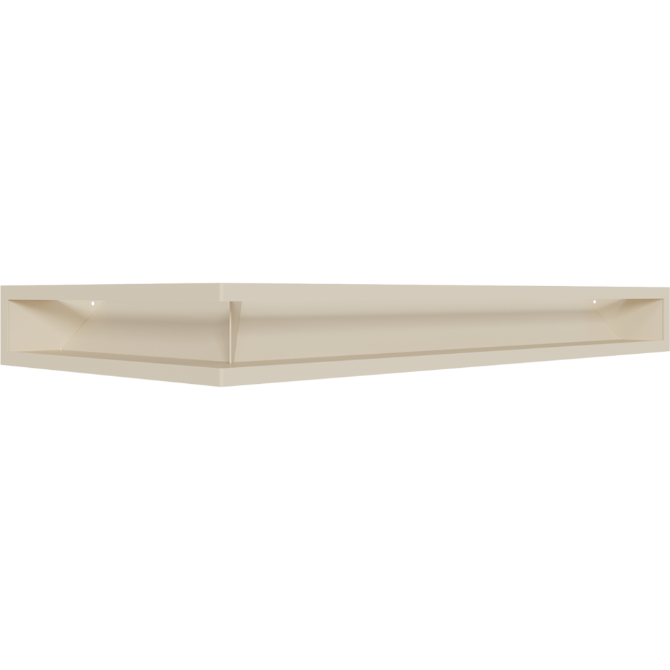 Luft narożny prawy kremowy 40x80x9