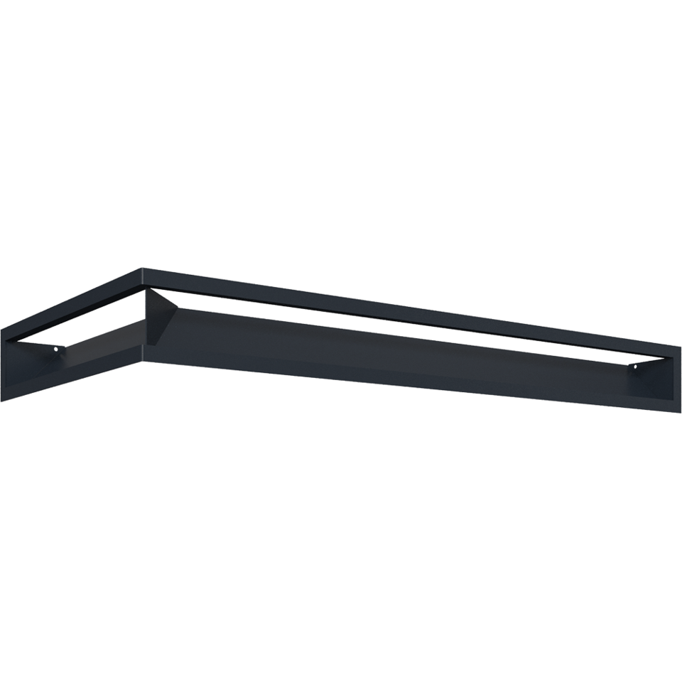 Luft sf narożny prawy grafitowy 40x80x9