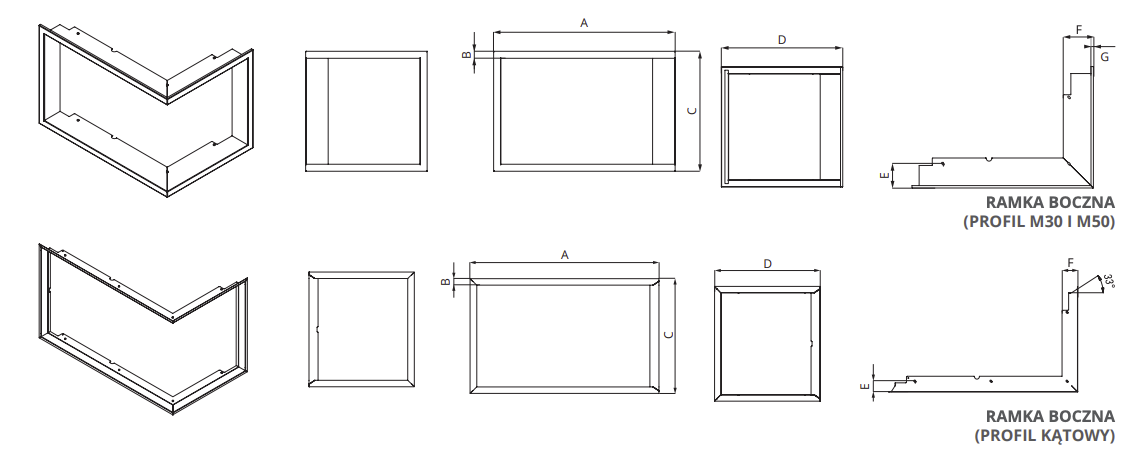 Ramka do Defro Intra SM BP G