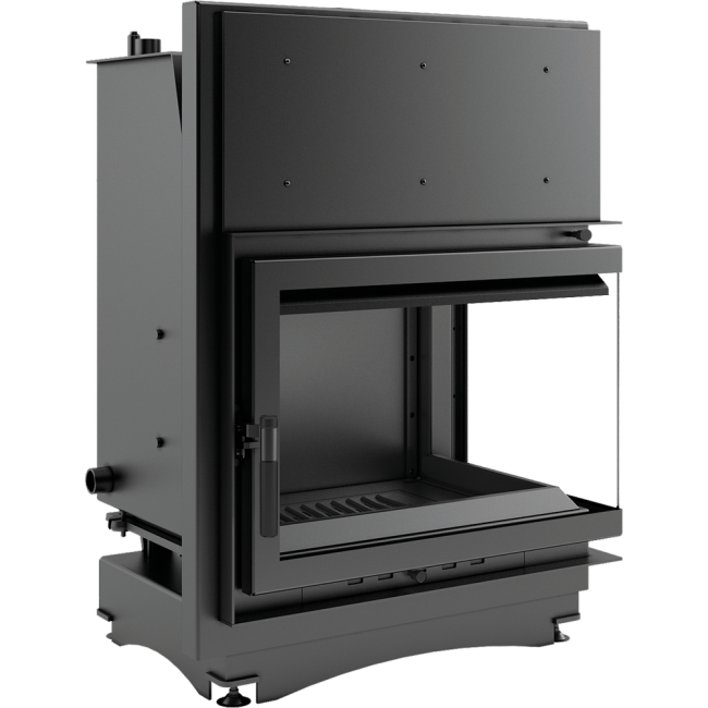 Wkłady kominkowe wodne Kominek z płaszczem wodnym Zuzia Prawy BS PW 12 kW