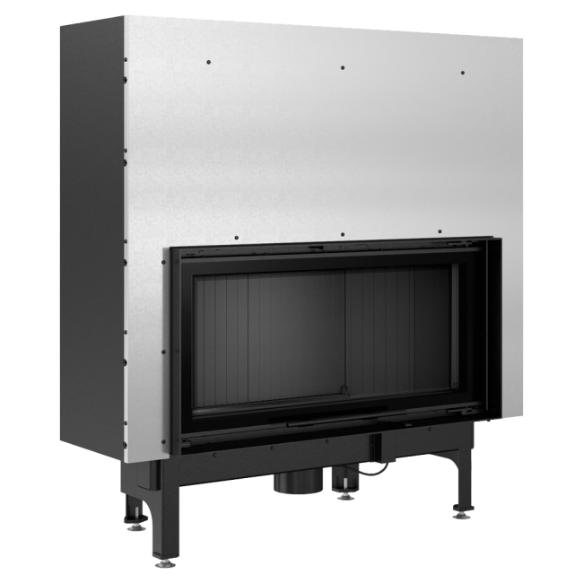 Kominek Nadia 14 czarne wyłożenie