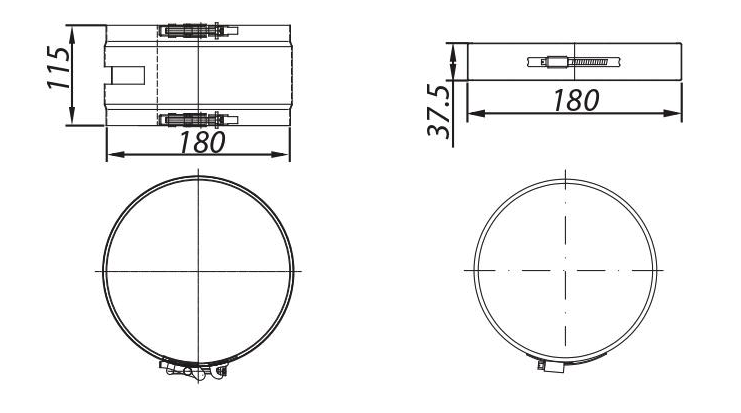 Adam Dw 180 obejma wzmocniona