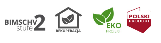 Oznaczenia kominka Defro Intra I BL