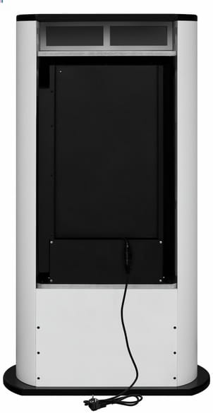 Kminek elektryczny Verdi White widok z tyłu.jpg