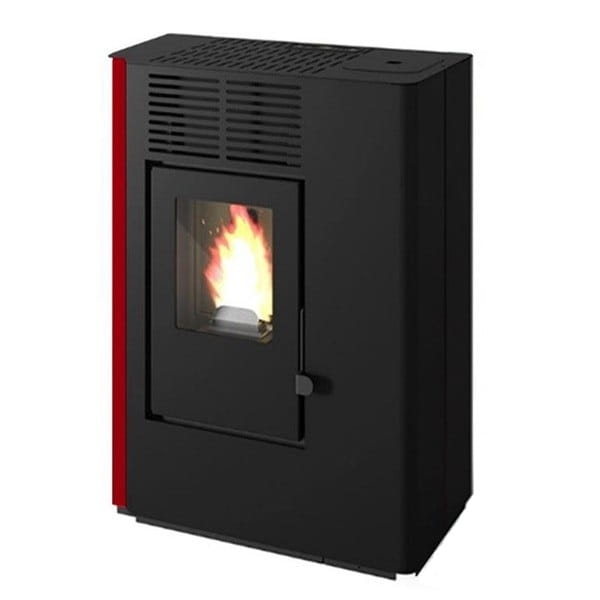 Piec na pellet Eva Calor Nella 9 kW Slim z DGP czerwony.jpg