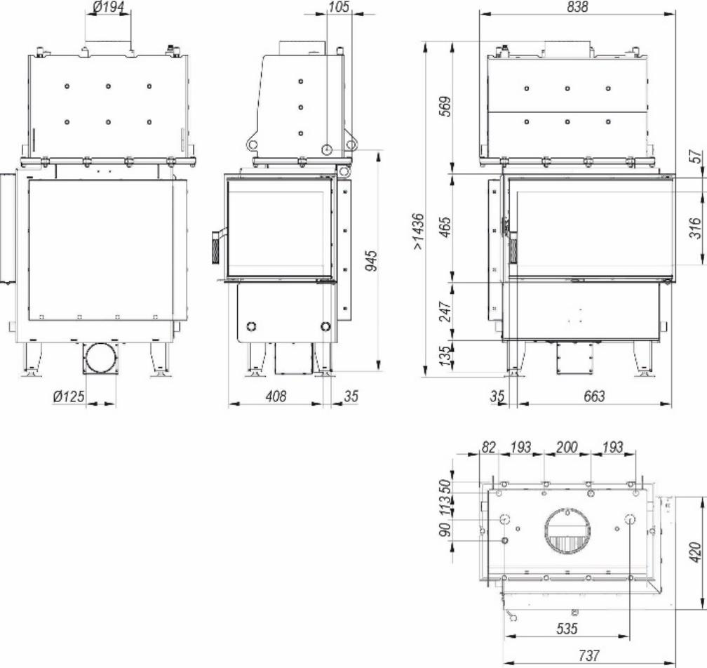 Schemat wkładu Riva S BP Short