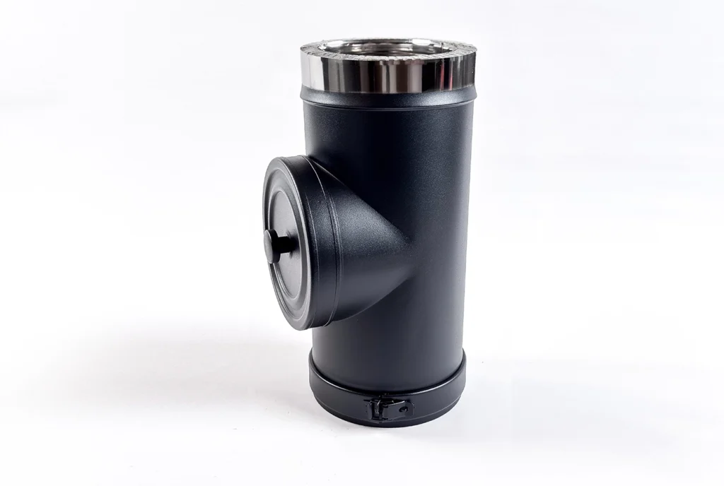 Poujoulat Dualinox element czarny komina