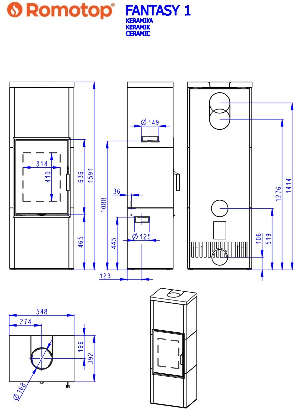 Piec kaflowy Romotop Fantasy 1 - wymiary.jpg