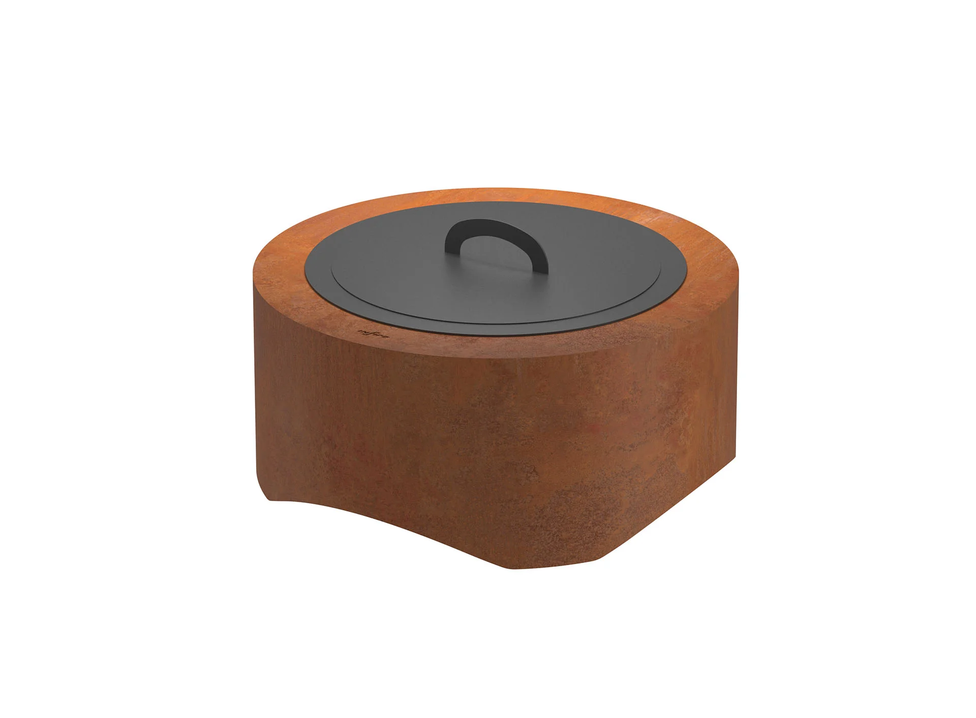 Palenisko Corten Round 700