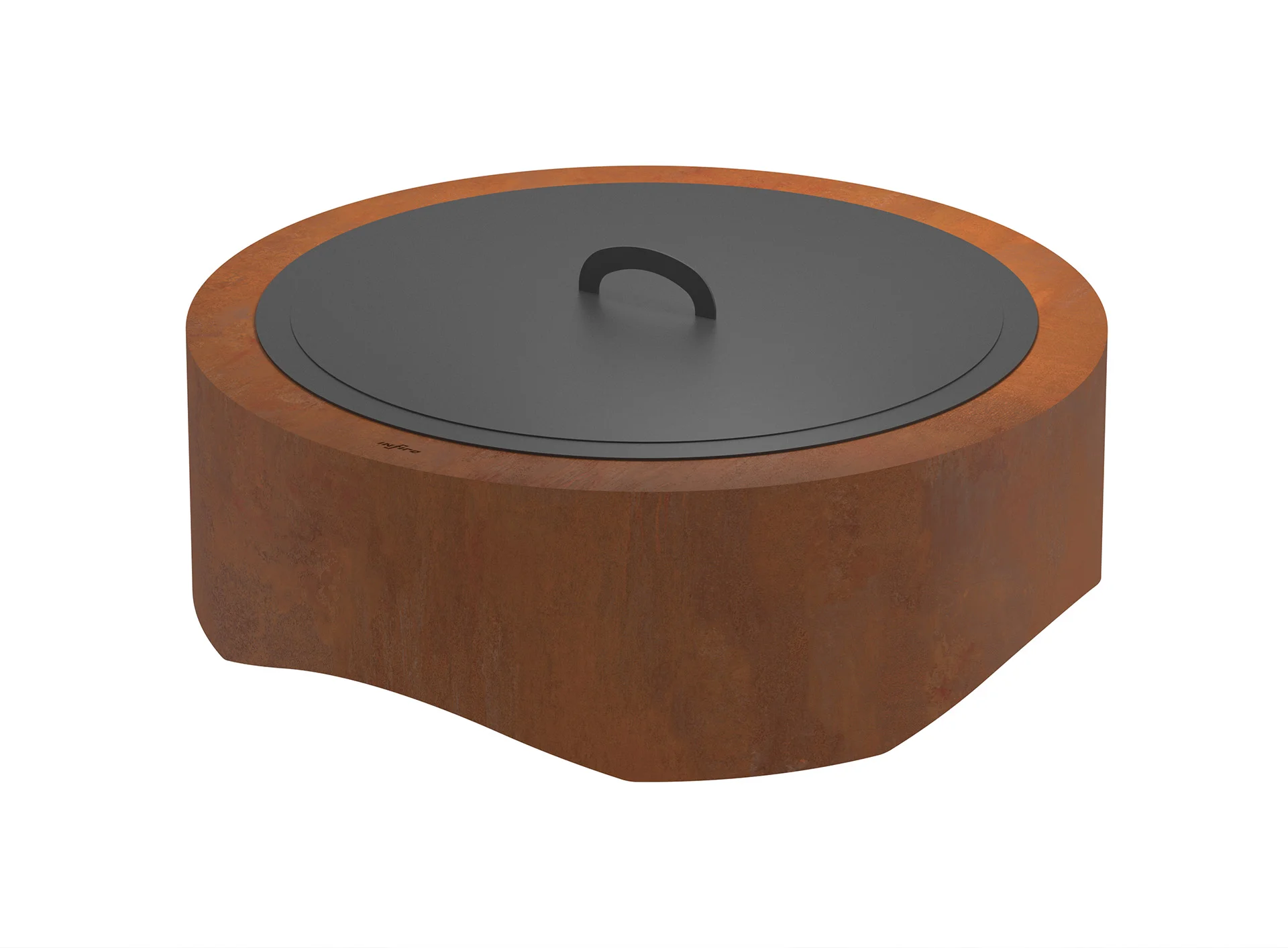 Palenisko Corten Round 1000