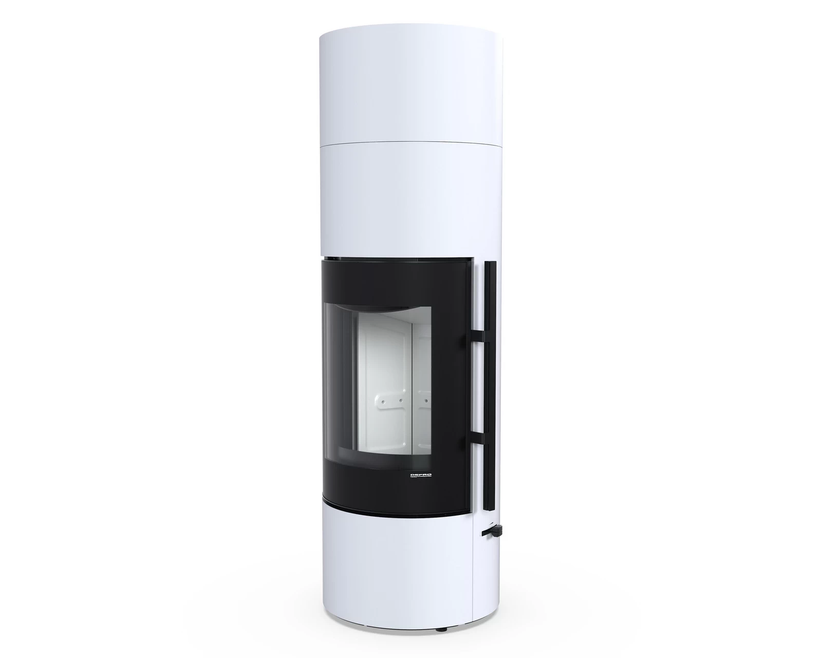 Piec stalowy Defro Home Orion PLS 2.0 w kolorze białym
