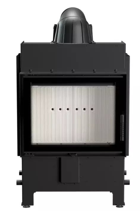 Lucy Slim 8 kW z białym wyłożeniem paleniska