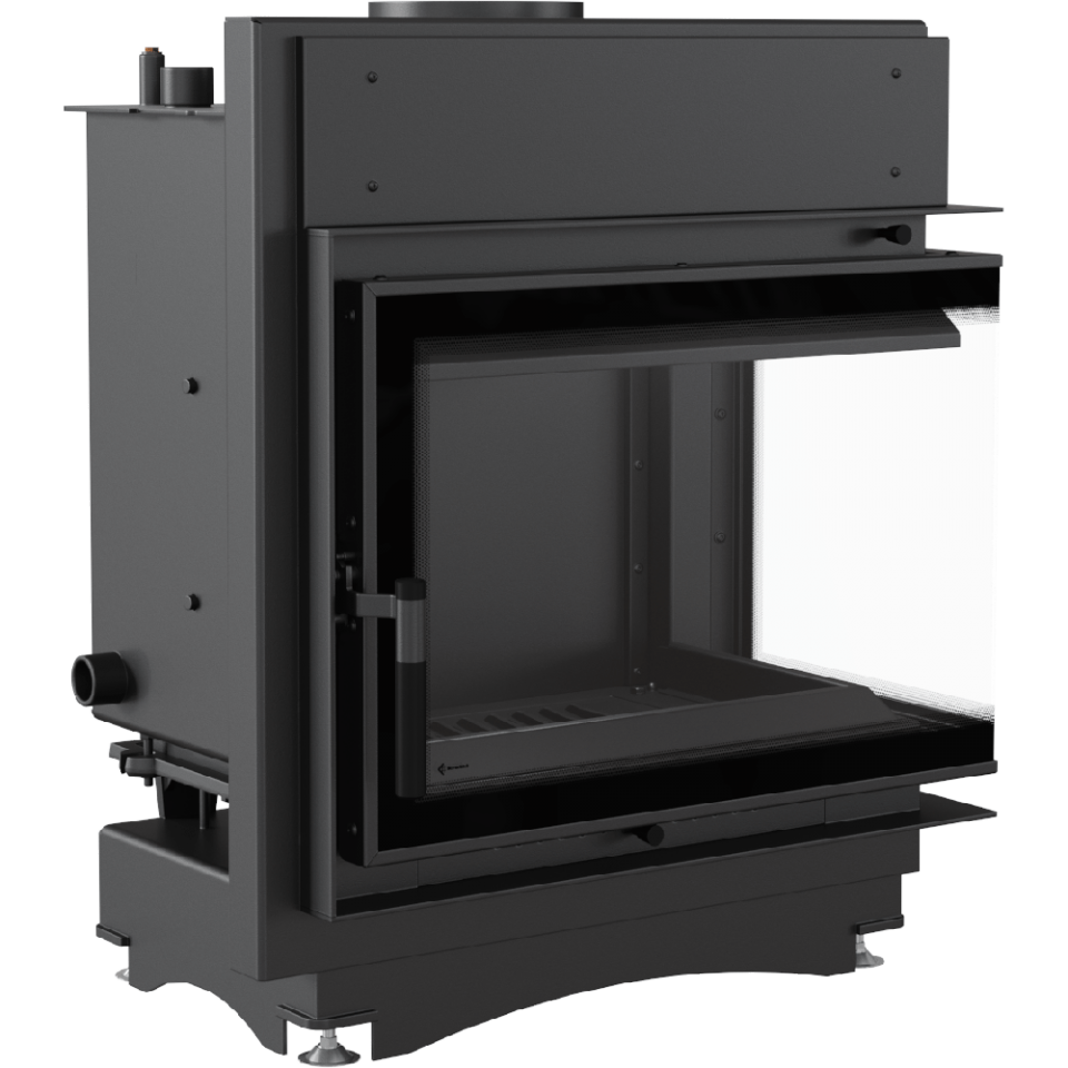 Wkłady kominkowe wodne Kominek z płaszczem wodnym Maja PW Prawy BS Deco 8 kW